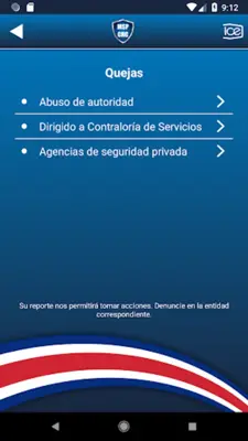 Seguridad Ciudadana CR android App screenshot 1