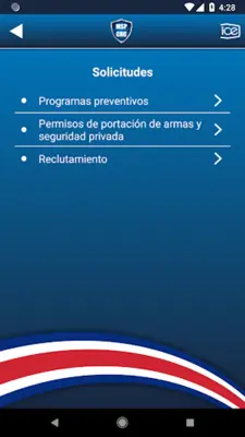 Seguridad Ciudadana CR android App screenshot 3